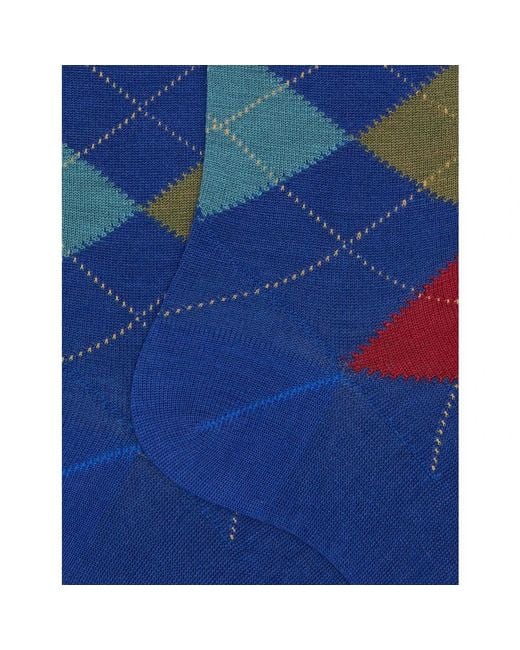 Socks Gallo de hombre de color Blue