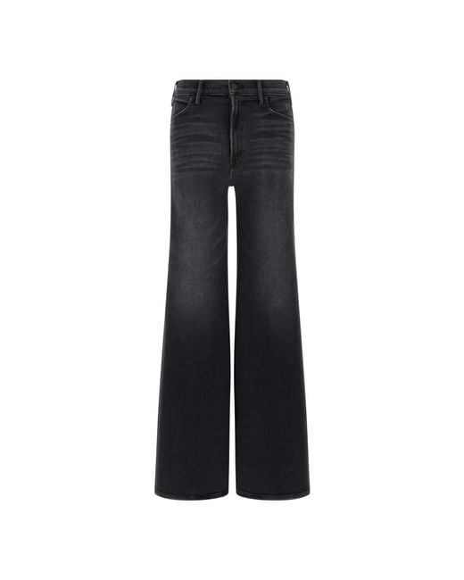 Mother Blue The Hustler Roller Sneak Jeans