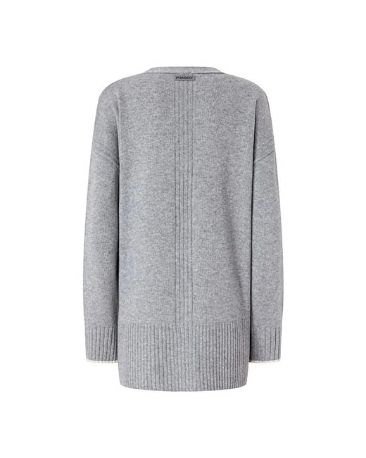 Pinko Truien & Vesten ,Grijs ,Cardigan in het Gray