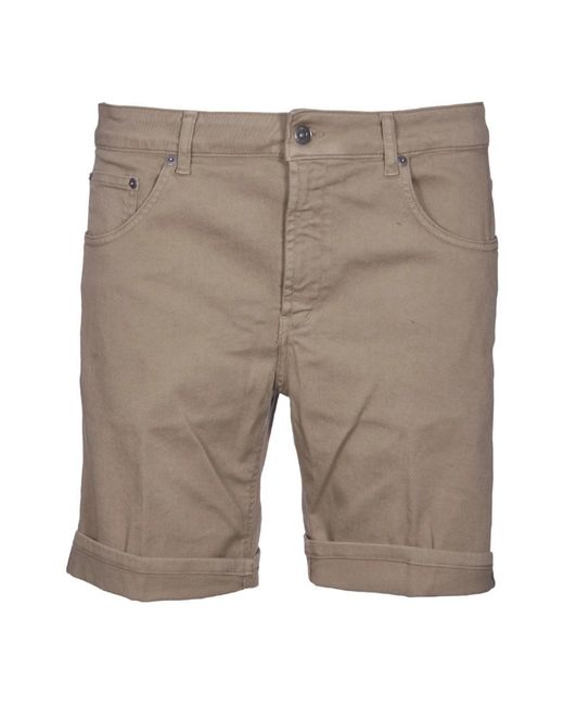 Dondup Gray Casual Shorts for men