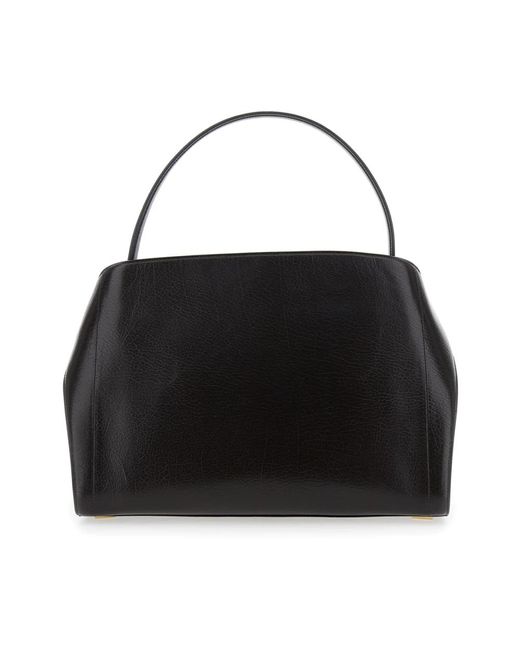 Ferragamo Bruine Hug Soft Large Tassen in het Black