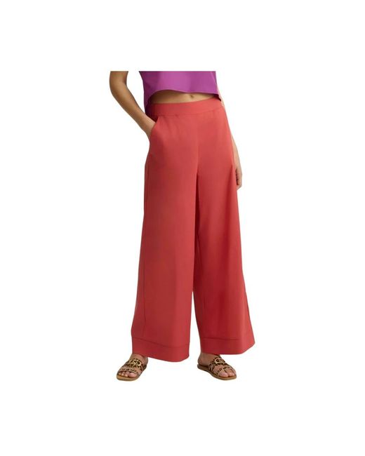 Liu Jo Red Wide Trousers