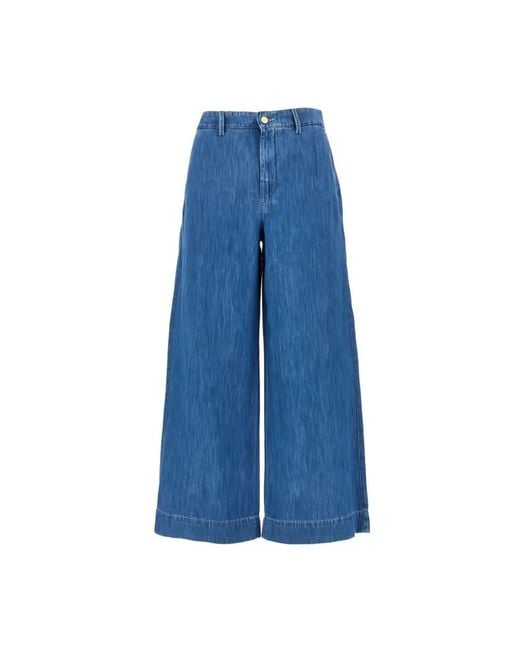 Max Mara Blue Wide Jeans