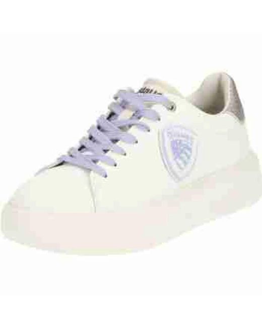 Blauer White Sneakers
