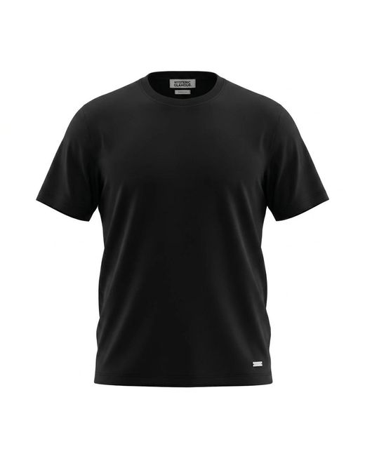 Heskimo Supima Katoen Gekamde Merc T-Shirt in het Black voor heren