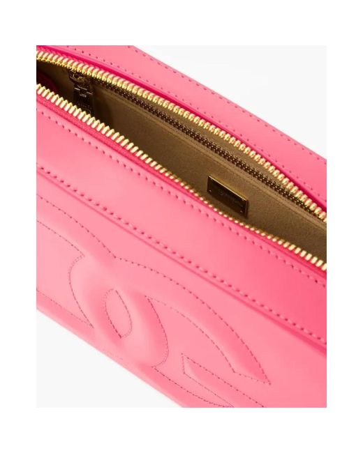 Dolce & Gabbana Pink Leder crossbody-taschen