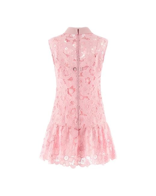 Self-Portrait Pink Short Dresses