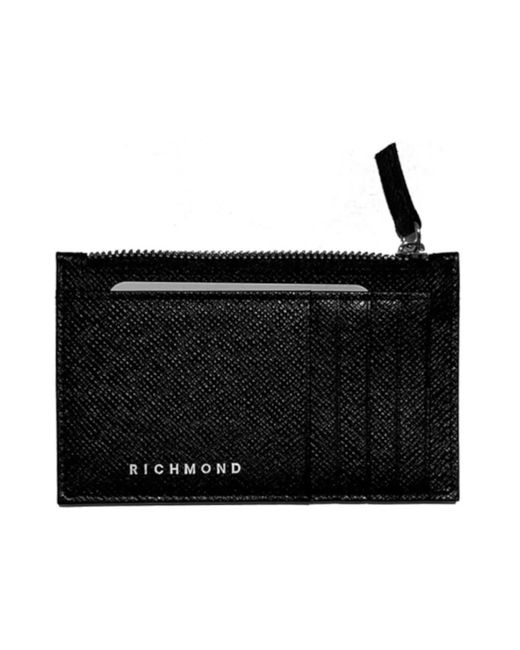 Wallets & Cardholders di John Richmond in Black da Uomo