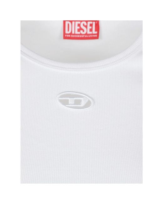 DIESEL White T-Shirts