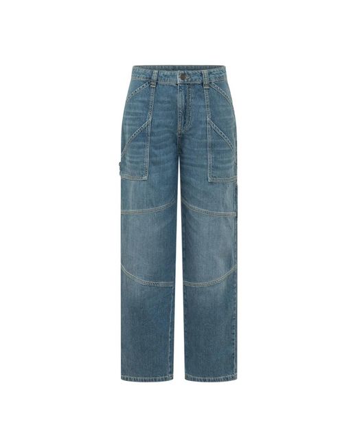 Straight Jeans Ba&sh de color Blue