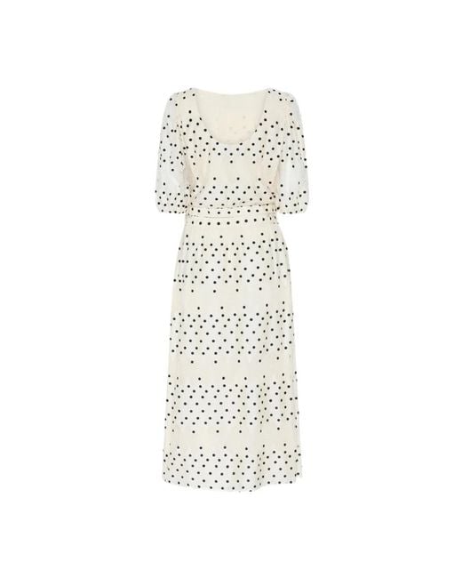 Bruuns Bazaar White Midi Dresses