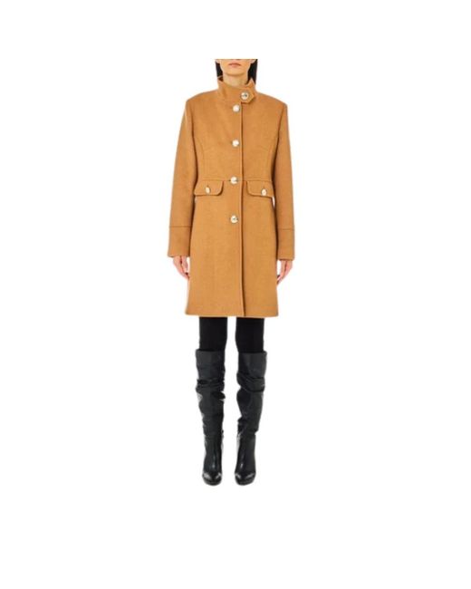 Liu Jo Brown Single-Breasted Coats