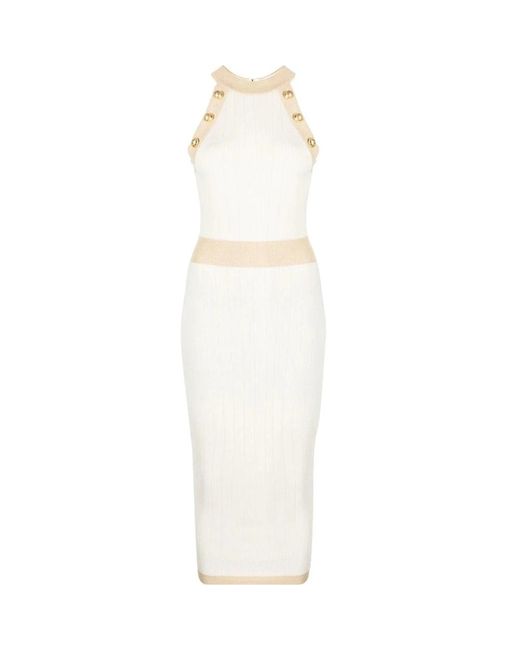 Balmain White Midi Dresses