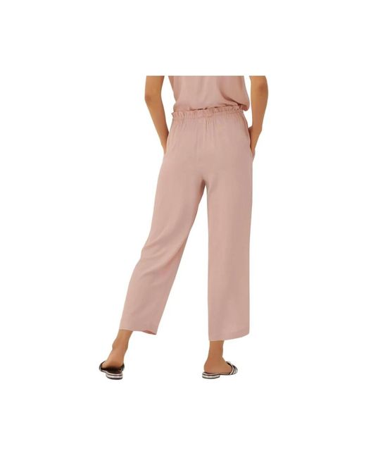 Marella Pink Straight trousers