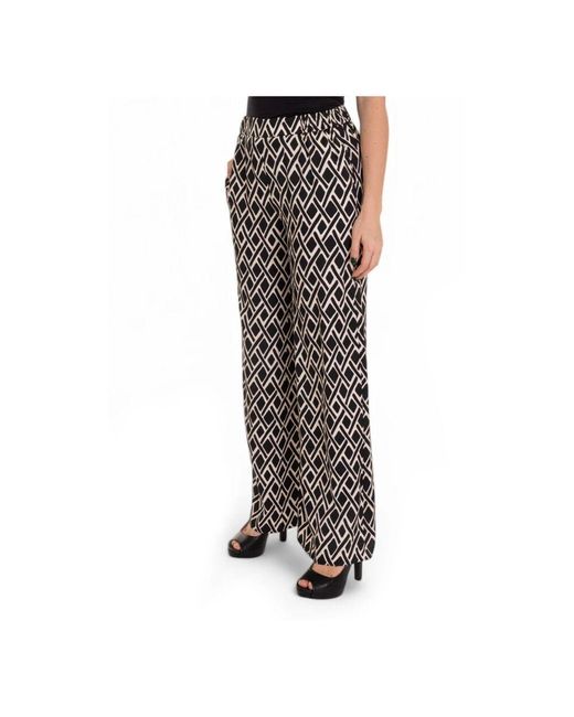 Wide Trousers Pennyblack de color Gray