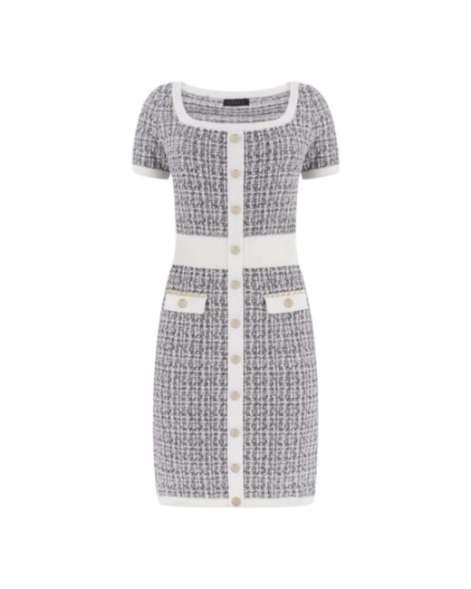 Guess Gray Short Dresses