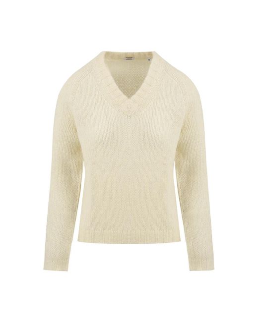 Aspesi White V-Neck Knitwear
