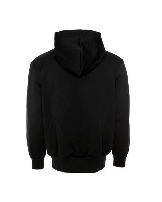 Sudadera de jersey con cremallera y capucha COMME DES GARÇONS PLAY de hombre de color Black