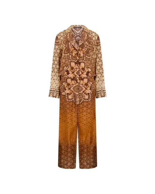 Alberta Ferretti Brown Jumpsuits
