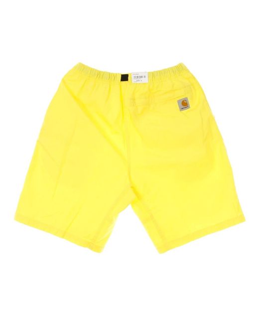 Carhartt Yellow Casual Shorts for men