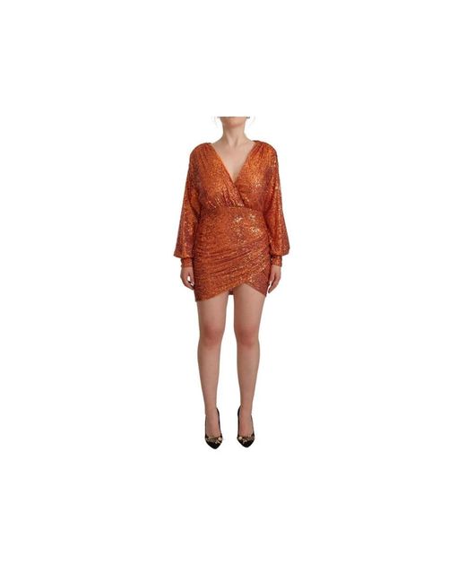 Aniye By Red Sequin Mini Kleid Wrap Stil