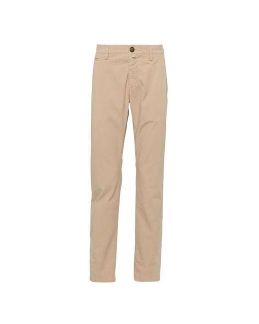 Jacob Cohen Natural Slim-Fit Trousers