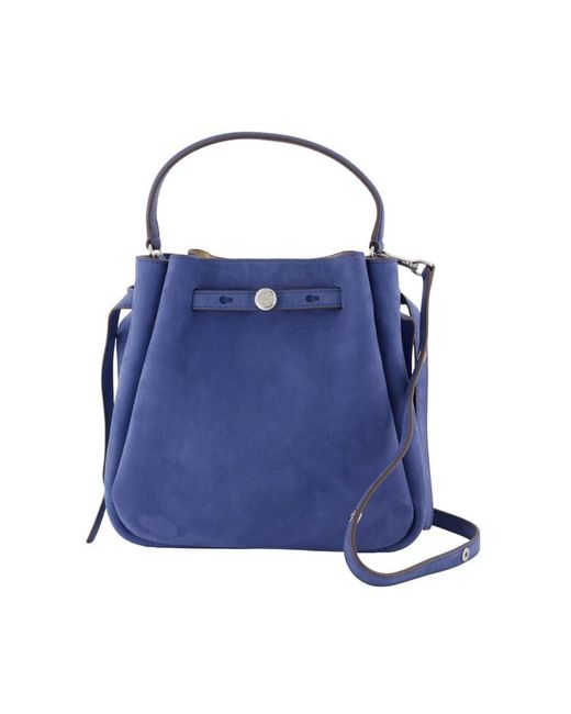 Tory Burch Blue Bucket Bags