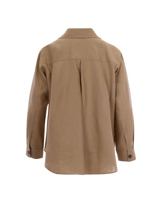 Max Mara Brown Shirts