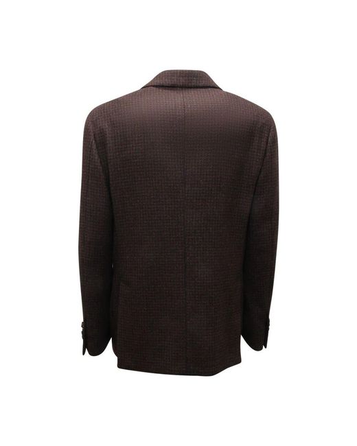 Lardini Woll/Kaschmir Jacke, Hergestellt in Black für Herren