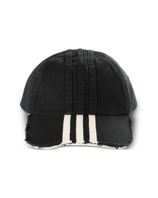 Y-3 Stripes Cap in het Black voor heren