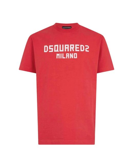 DSquared² Red T-Shirts for men