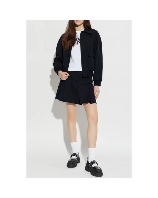 A.P.C. Rokken ,Blauw ,Katoen Geplooide Rok in het Black