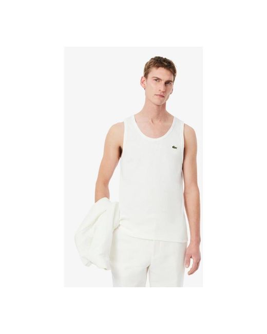 Lacoste Topjes in het White voor heren