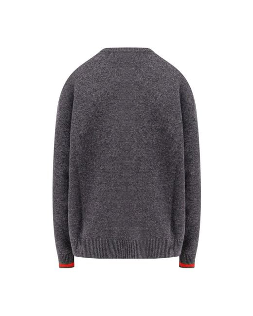 Gucci Round-Neck Knitwear in het Gray