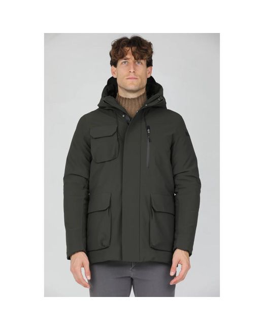 Winter Jackets Rrd de hombre de color Black