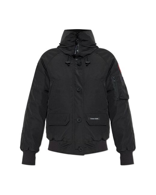 Canada Goose Jassen ,Zwart ,Donsjack Met Capuchon in het Black