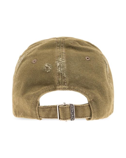 Saint Laurent Green Caps