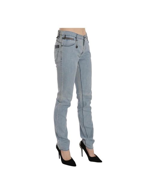 CoSTUME NATIONAL Blue Skinny Jeans