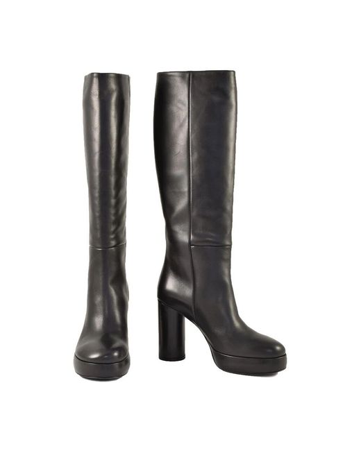 Vic Matié Black Heeled Boots