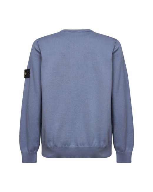 Stone Island Blue Sweatshirts for men