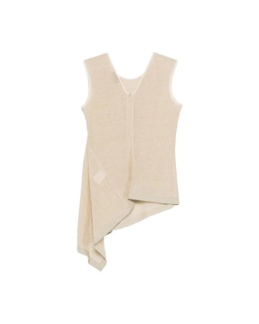 Gentry Portofino Natural Sleeveless Tops