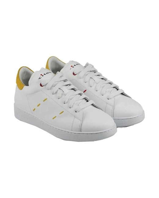 Kiton Gray Sneakers for men