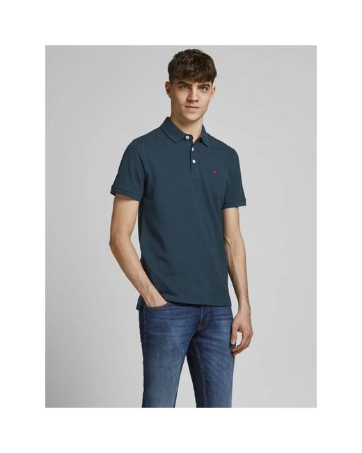 Jack & Jones Blue Polo Shirts for men