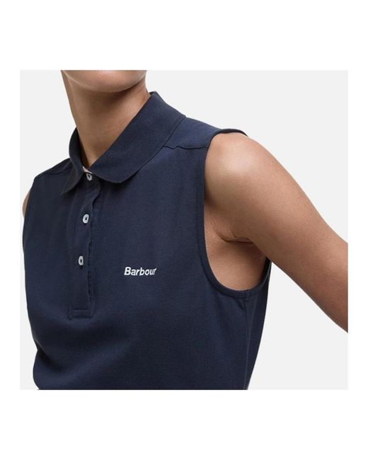 Barbour Blue Sleeveless Tops