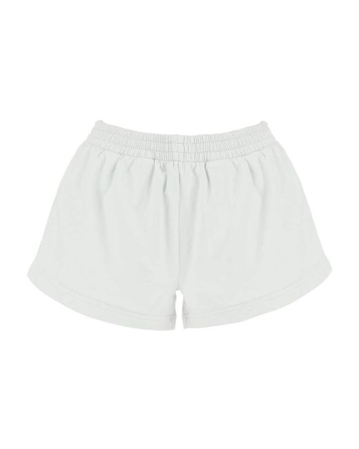 Balenciaga White Short Shorts