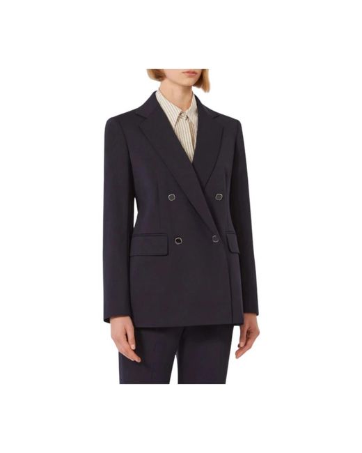 Max Mara Blue Blazers