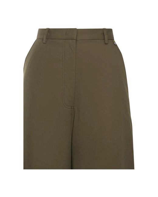 Herno Straight Trousers in het Green