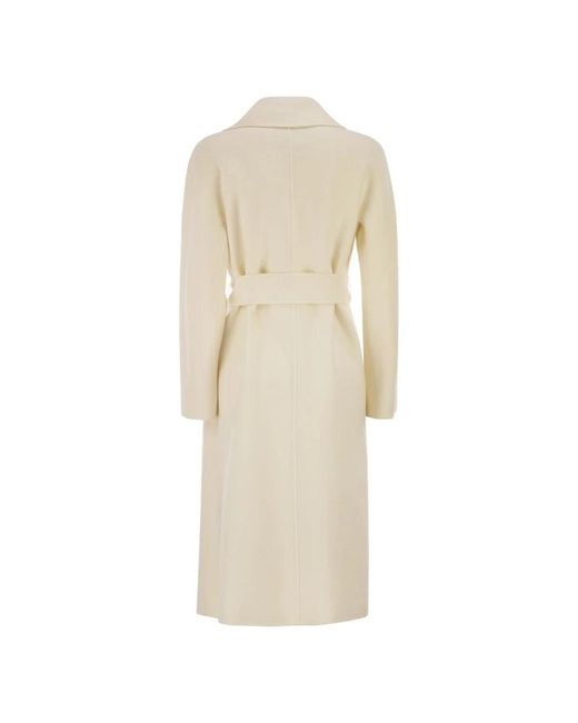 Max Mara Natural Belted Coats