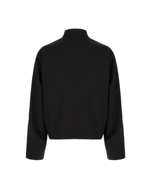Our Legacy Jassen ,Zwart ,Wol Zwart Wollen Jack Met Rits in het Black voor heren