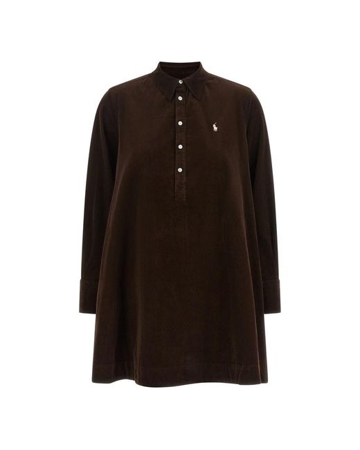 Polo Ralph Lauren Brown Short Dresses